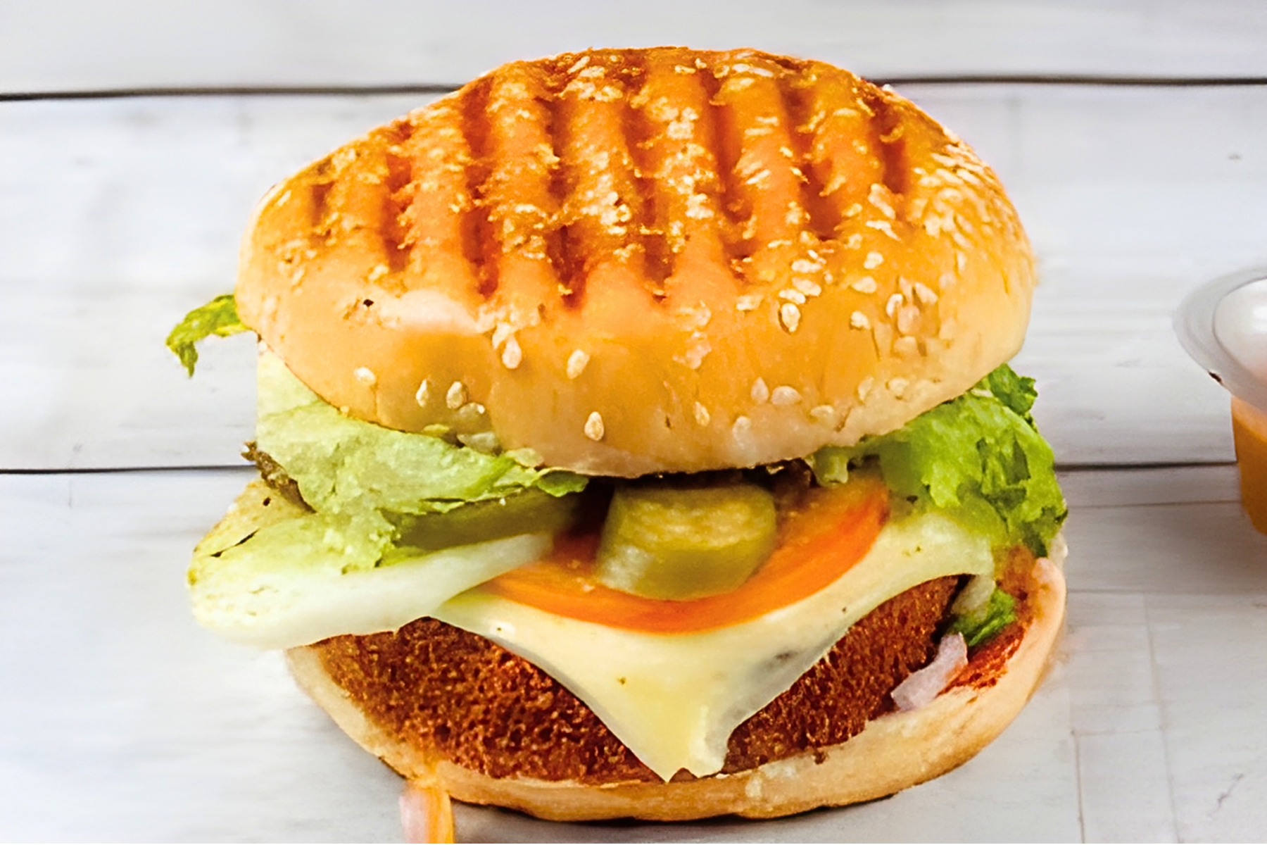 Veg Aloo Tikki Burger